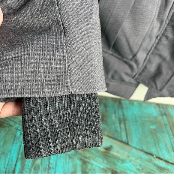 Three Stones Grey Fur Hooded Jacket Size Medium Winter Outdoor - Picture 7 of 13